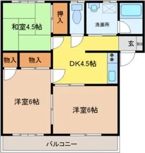 コーメーハイムII【2階】の間取り