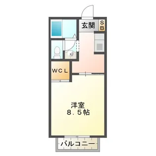 プレザントハイツ久居 B【1階】の間取り