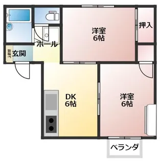 ダイヤモンドメゾン南町【2階】の間取り