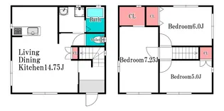 岡山県倉敷市宮前【一戸建】の間取り