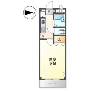 広島県福山市東深津町3【アパート】の間取り
