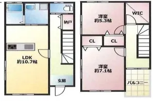 埼玉県蓮田市西新宿6【一戸建】の間取り
