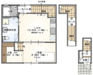 s.a.box寺家B棟【3階】の間取り