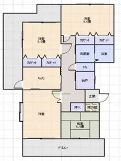 クレール河野【2階】の間取り