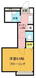 メゾンブランシュ【1階】の間取り