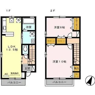 Fairy Court B棟の間取り
