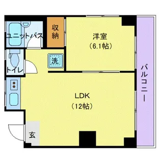 金徳マンション【2階】の間取り