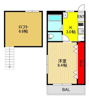 STプレイスII【1階】の間取り