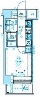 1Kの間取り画像