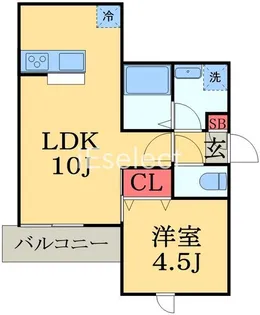 グランデュール春日【3階】の間取り