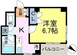 TKグレイスビルII【2階】の間取り