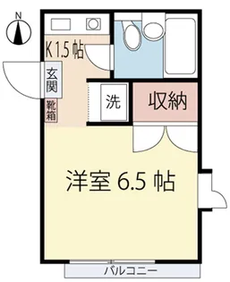エルメゾン菅野【1階】の間取り