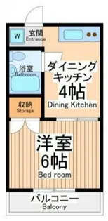 神奈川県相模原市中央区上矢部3【アパート】の間取り