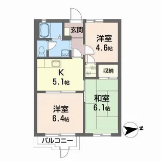 マロンボンMI【1階】の間取り