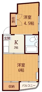 サンデービル【3階】の間取り