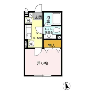 東京都町田市小山町【アパート】の間取り