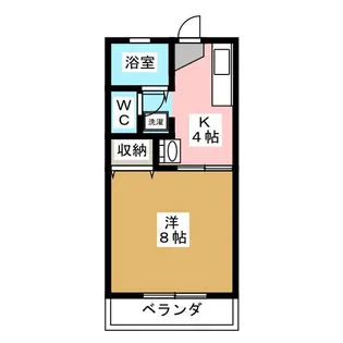 グリーンハイツ峰【2階】の間取り