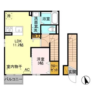グランテラス紫塚【2階】の間取り