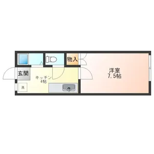メゾン山内【1階】の間取り