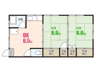 森アパート【1階】の間取り
