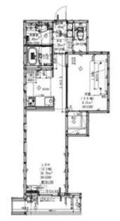 KLEIS前橋本町【3階】の間取り