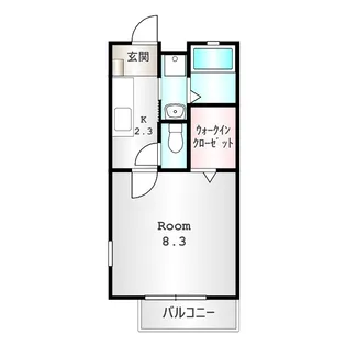 群馬県高崎市下小塙町【アパート】の間取り