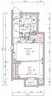 SYNEX NISHI OI【1階】の間取り