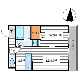 東京都練馬区石神井町8【マンション】の間取り