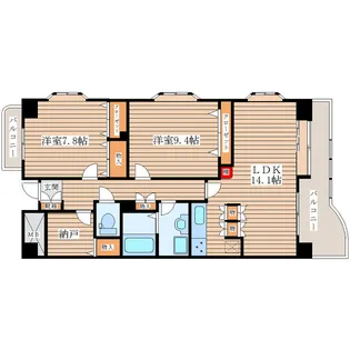 Sole高玉【3階】の間取り