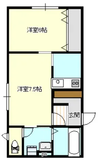 ルミエール山王台I【2階】の間取り