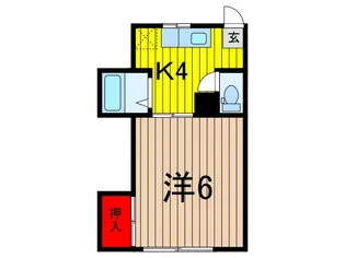 木本マンション【3階】の間取り