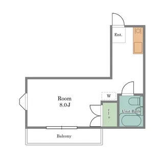 グリーンリーフ【2階】の間取り