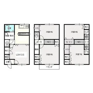 ハイツエイト【1階】の間取り