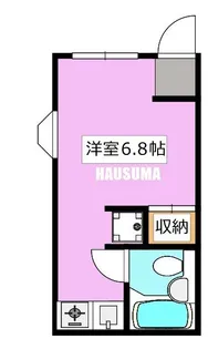 メゾンドラフィーユ【2階】の間取り