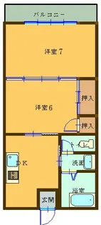 第一田口ビル【2階】の間取り