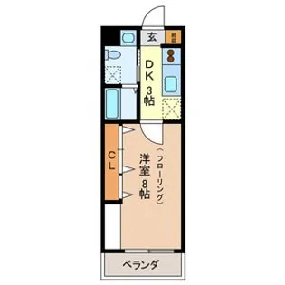 埼玉県草加市瀬崎3【マンション】の間取り