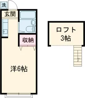 コーポオリンピア【2階】の間取り