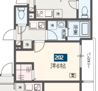 MELDIA八千代台北1丁目B【2階】の間取り