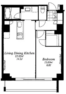 フレンシア外苑西【3階】の間取り