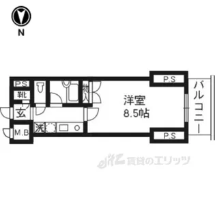 パインフィールド壬生【8階】の間取り