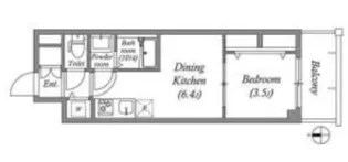 大阪府大阪市都島区都島北通1【マンション】の間取り