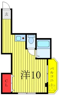 東京都板橋区栄町【マンション】の間取り