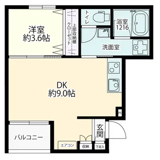 ロハス池之端【3階】の間取り
