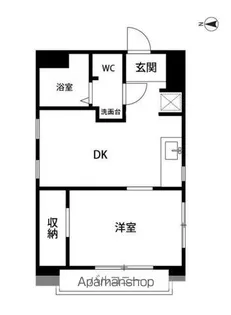 東京都新宿区上落合2【マンション】の間取り