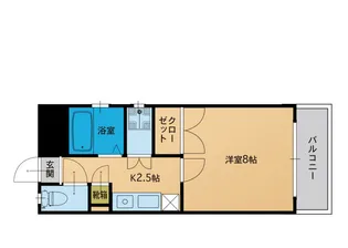福岡県福岡市中央区大名1【マンション】の間取り