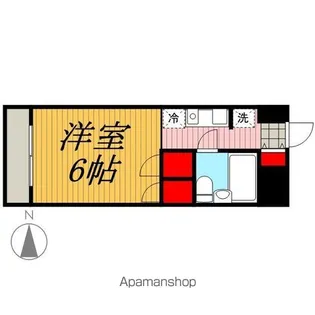 東京都世田谷区世田谷1【マンション】の間取り