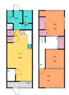 神奈川県横浜市港南区下永谷4【一戸建】の間取り