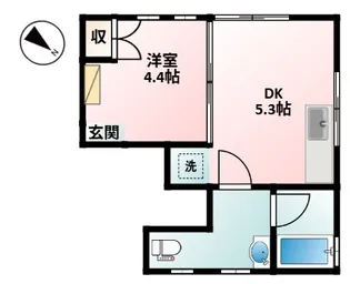 サライ武蔵小山【1階】の間取り