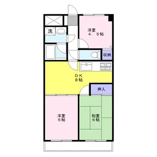 ガーデンプレイス【2階】の間取り