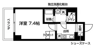 東京都中野区江古田4【マンション】の間取り